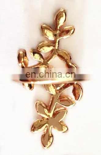 Fashion 2014 hotselling alloy ring with rhinestone ,gold jewelry
