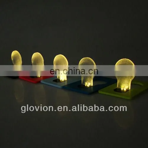 Plastic new classic credit card led lamp wholesale Card style LED Lamp LED card lamp gift credit card flashlight