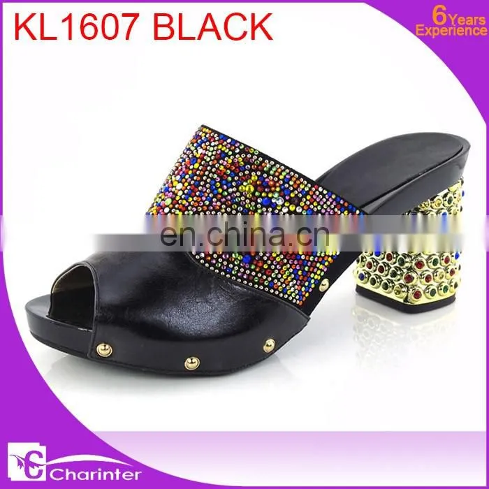 high heel ladies shoes slipper new design ladies shoes slipper