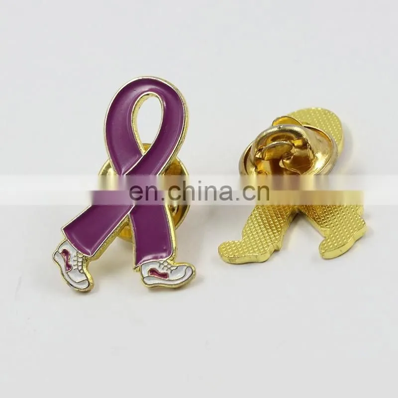 wholesale pink ribbon breast cancer awareness brooch pin
