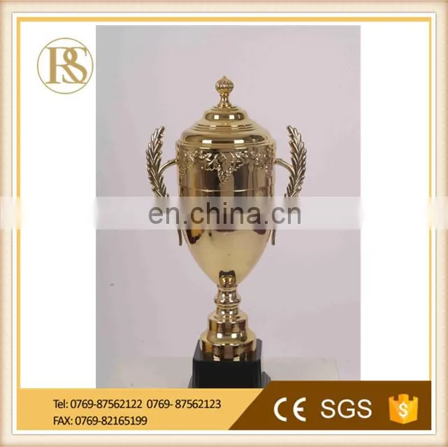 no minimum order quantity wholesale gold plating metal trophy