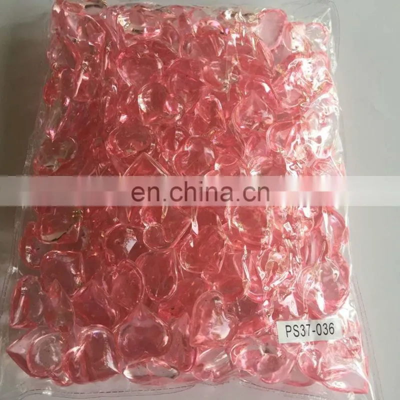 Acrylic Hearts Vase Gems or Table Scatters
