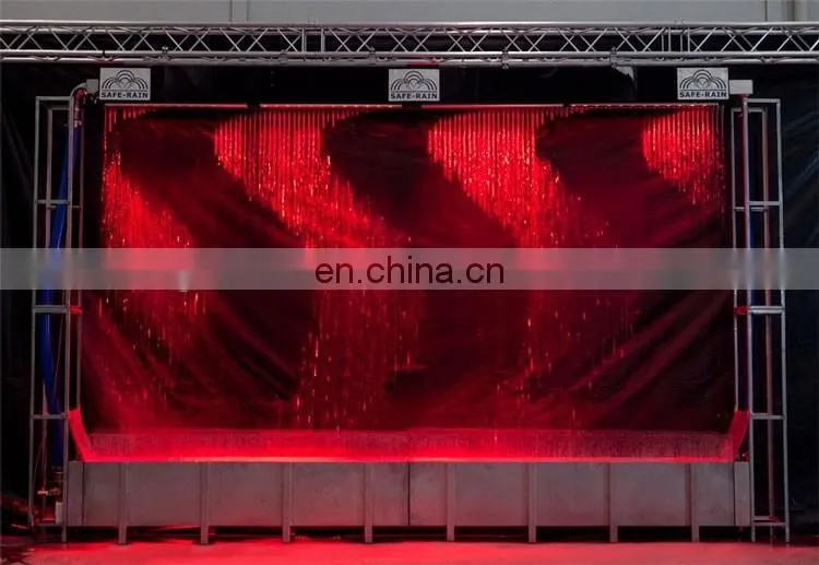 Digital graphic water curtain water shell fountain