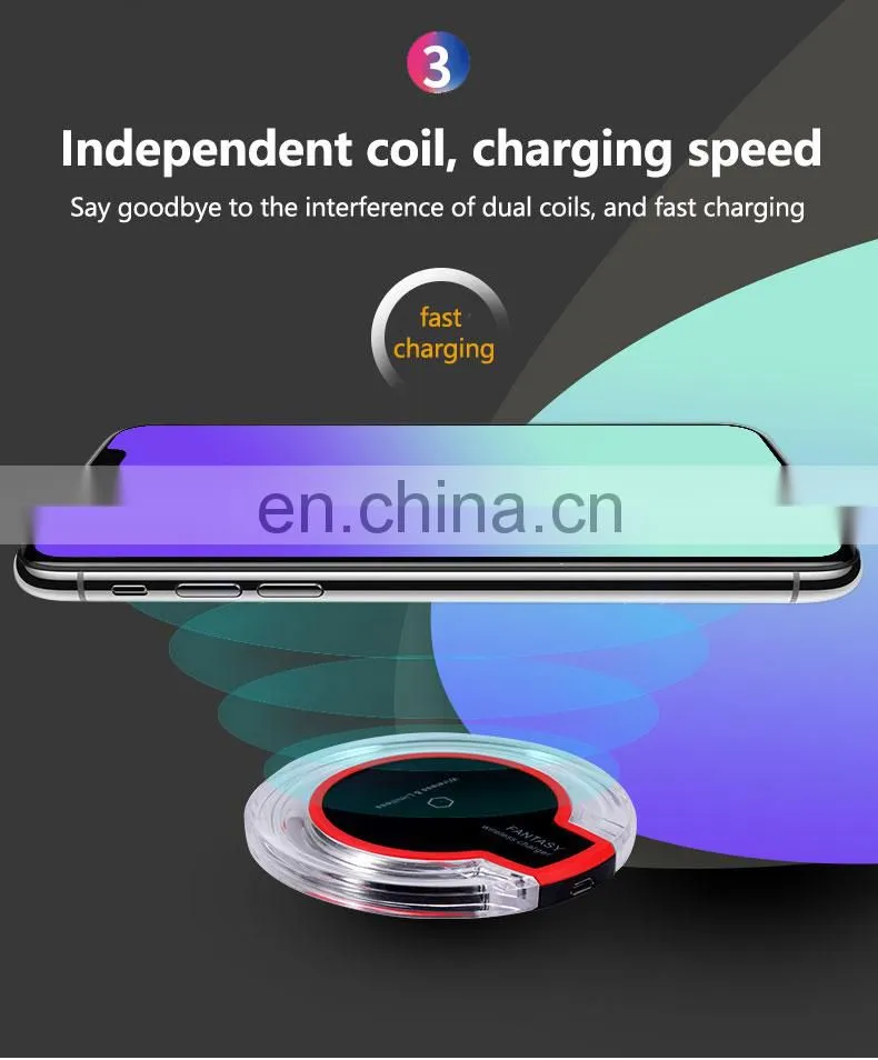 lamp with wireless charging new products 2020 for iphone 7/6/8 plus mobile phones for apple wireless charging