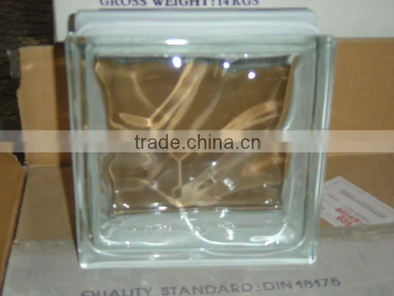 cloudy glass block