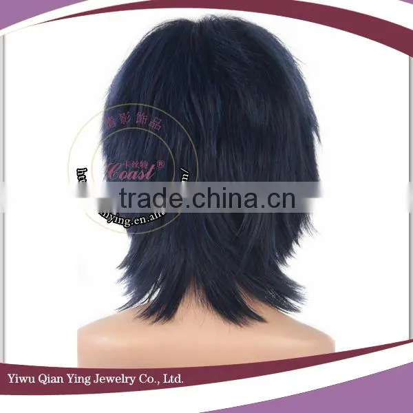 cheap Ao no Exorcist Okumura rin Short Black Cosplay Wig