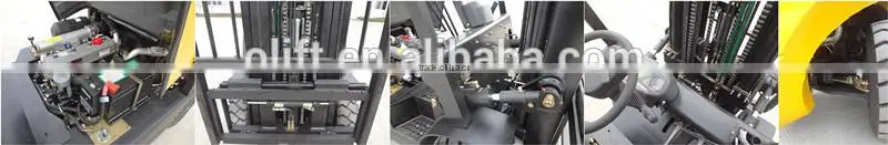 forklift with a490bpg engine Good Quality Japanese engine diesel forklifts with automatic transmission