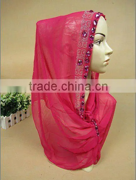 A423 Vogue Fashion Senior chiffon 39*54cm scarf HIJAB