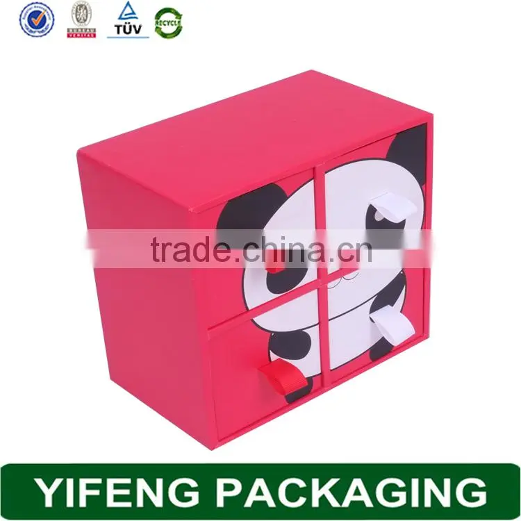 2015 hot sale China supplier high quality new products custom cardboard drawer storage box