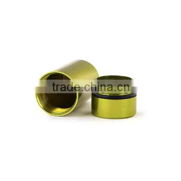 Waterproof aluminium alloy coin holder keychain