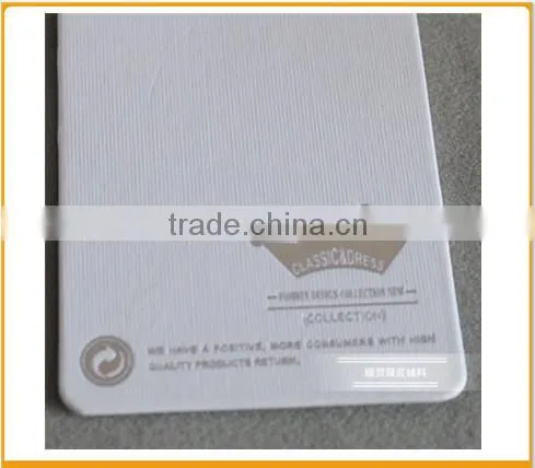 2014 Hot Hang tag/ Paper Tag/ Clothing Tag