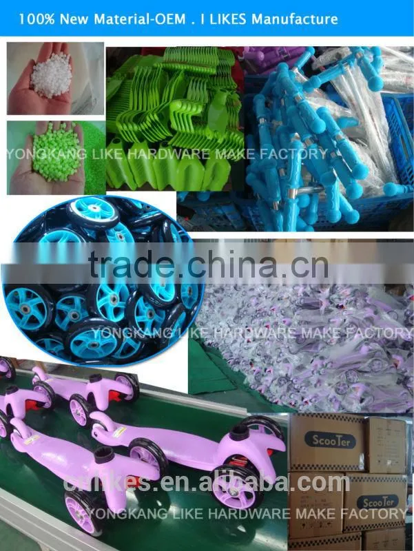 2015 hot sale blue Rip Rider 360 Difting Ride-On kids 3 wheel scooter