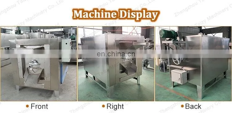 industrial cashew nut sunflower seeds roaster oven pistachio peanut nut roasting machine