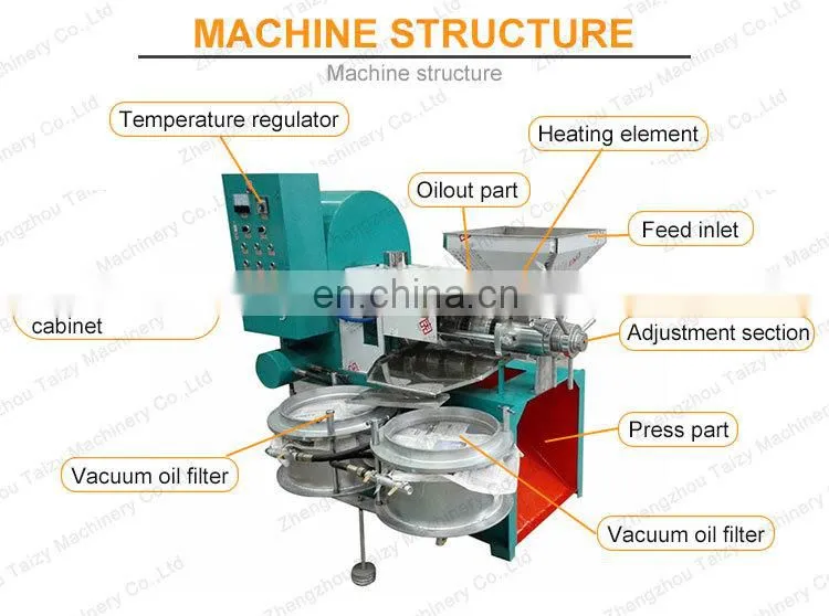 Good quality mustard/peanut oil press machine sunflower/soybean oil extraction machine