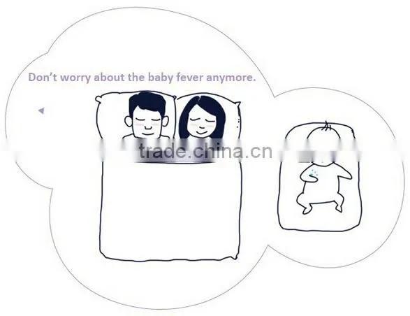 Smart wireless household use body temperature monitor