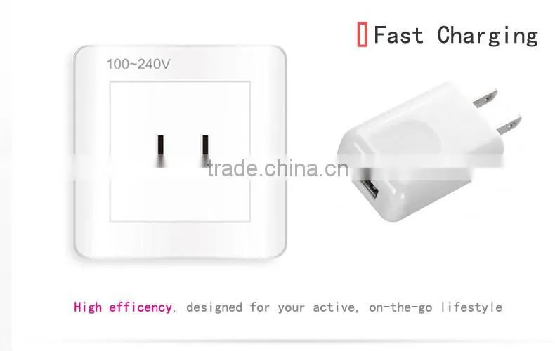 single usb to wall charger Home AC Charger US Adapter for Samsung Iphone