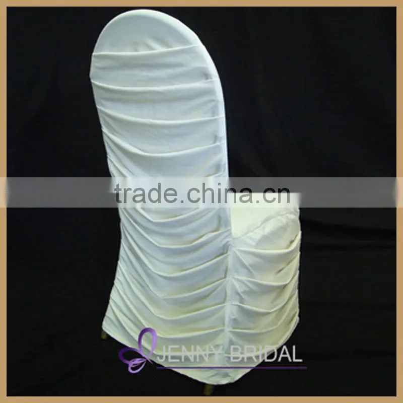 C061A spandex wedding ruched spandex chair covers