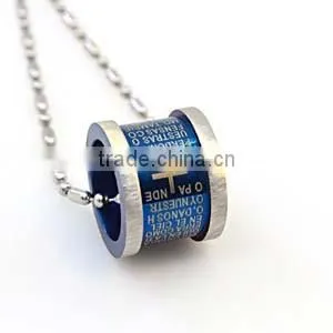2016 June New style pendants charms steel jewelry blue men pendant