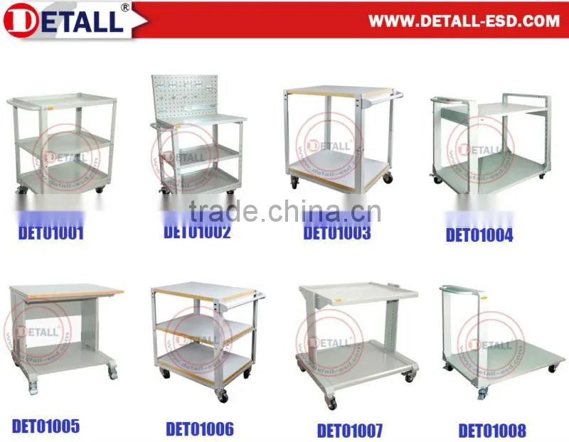 ergonomic shelf cabinets semiconductive expoxy powder coated