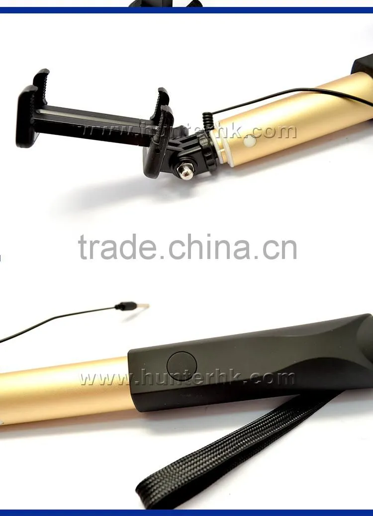 Popular Extendable For Groproing Wired Selfie Stick