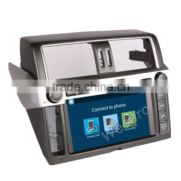 Wecaro WC-TP9007 android 5.1.1 car dvd player toyota prado 2014 2015 2016 car gps navigation system multimedia radio audio