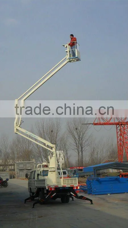 hydraulic trailer-mounted articulating boom lift for hot sale