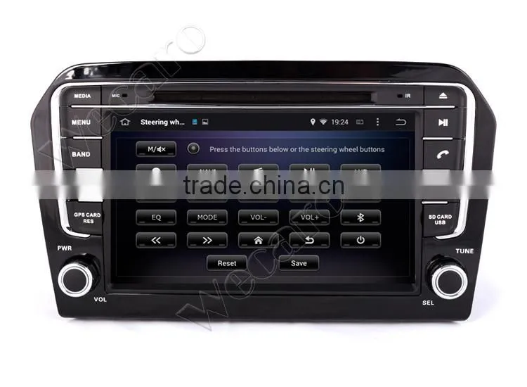 Wecaro WC-VJ8011 Android 4.4.4 car dvd player touch screen for jetta car double din dvd gps android A9 cpu 2013 2014 2015