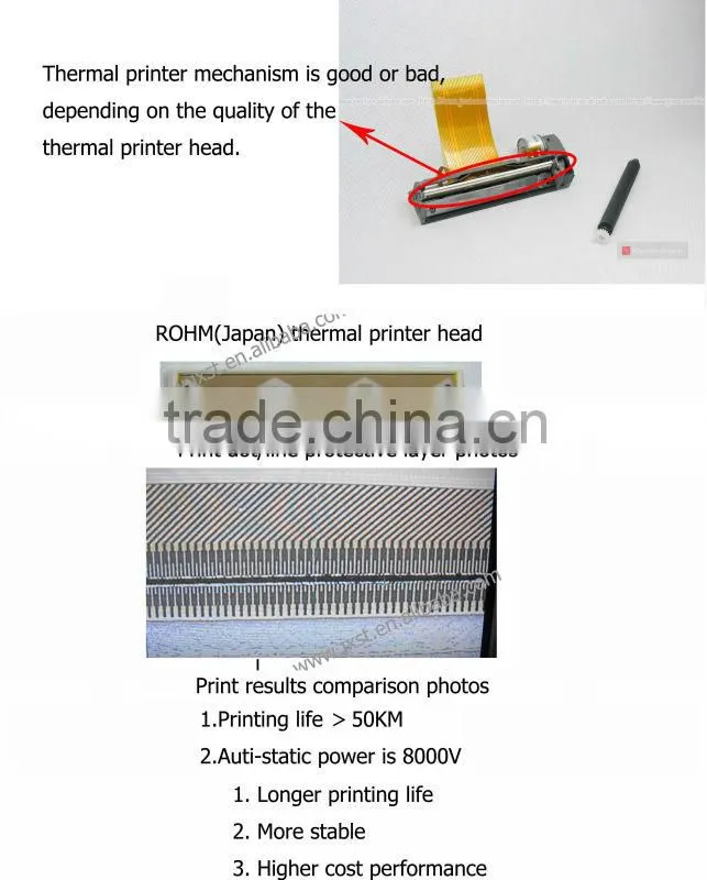 Parking ticket machine printer JX-3R-01