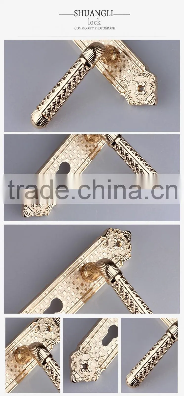 Hot sale medium size plate lock set