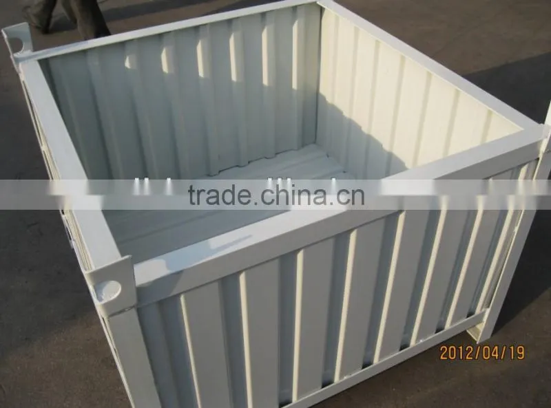 warehouse metal mesh container