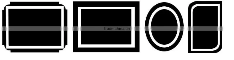edge-lit acrylic crystal led photo frame advertising