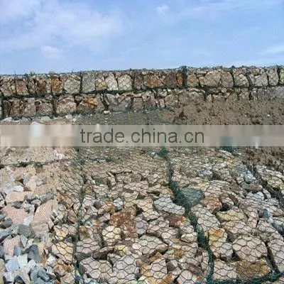 Hot dipped galvanized gabion mattresses