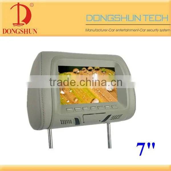 7 inch car headrest lcd monitor with USB/SD/MP5
