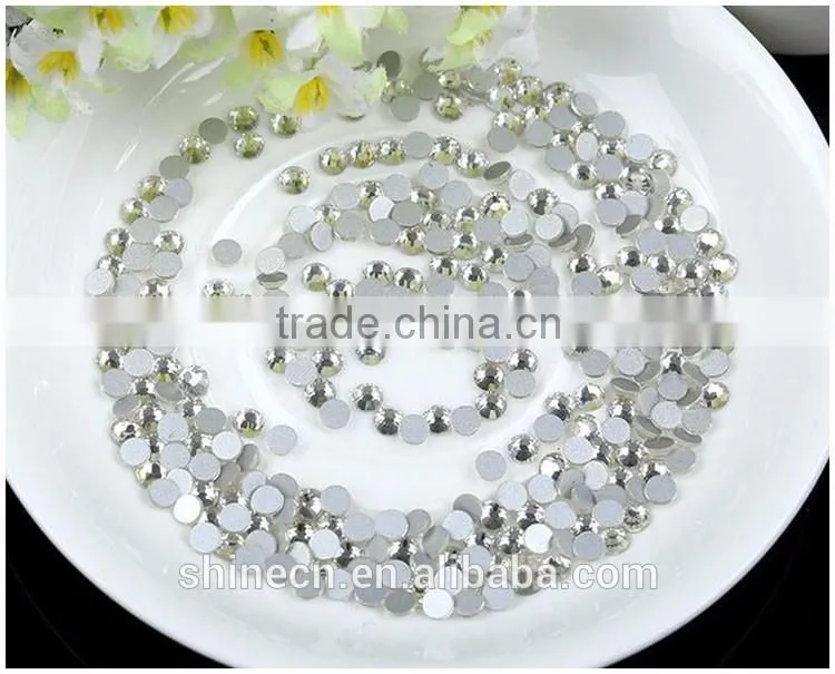 China Manufacture YIWU Wholesale Hot Sale SS12 nail art rhinestone phone case diy hot fix crystal rhinestone