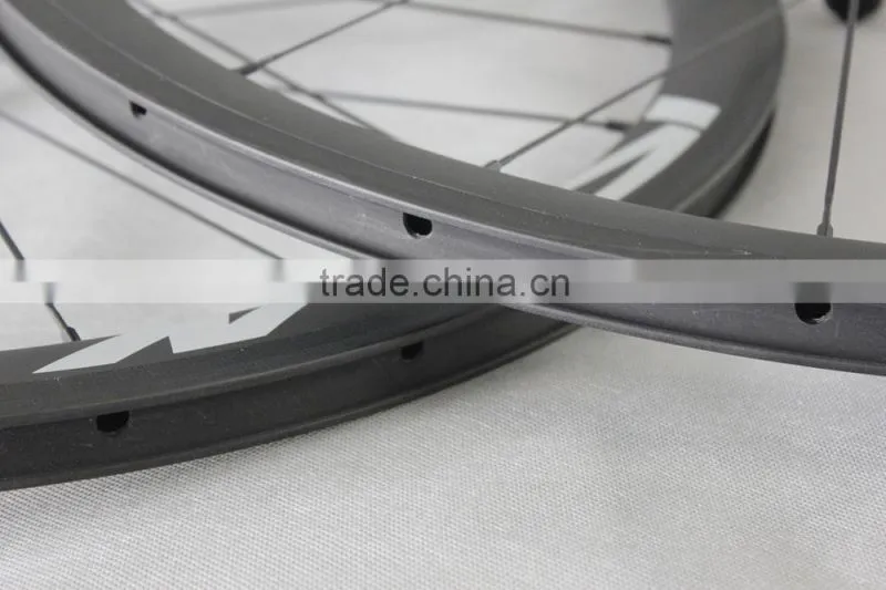 High end carbon road bike wheels Sapim spokes,Powerway R13 hub,road bike carbon wheels