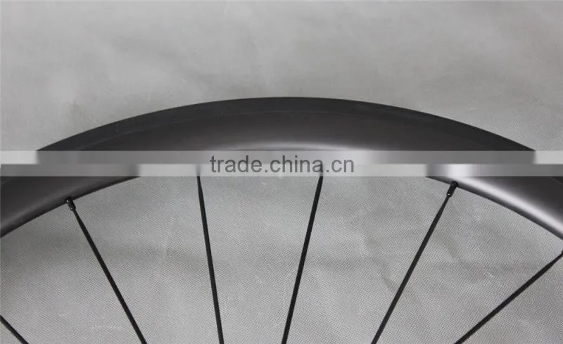 40T powerway hub black tubular carbon road bike carbon wheelset UD Matt carbon wheels W40T