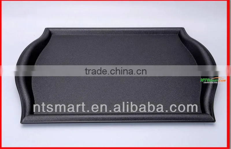 White Plastic Rectangular Serving Tray
