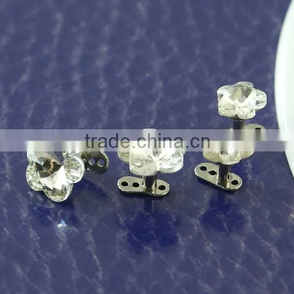 Micro Dermal Body Jewelry Anchor G23 Titanium Crystal Implant Piercing Jewelry