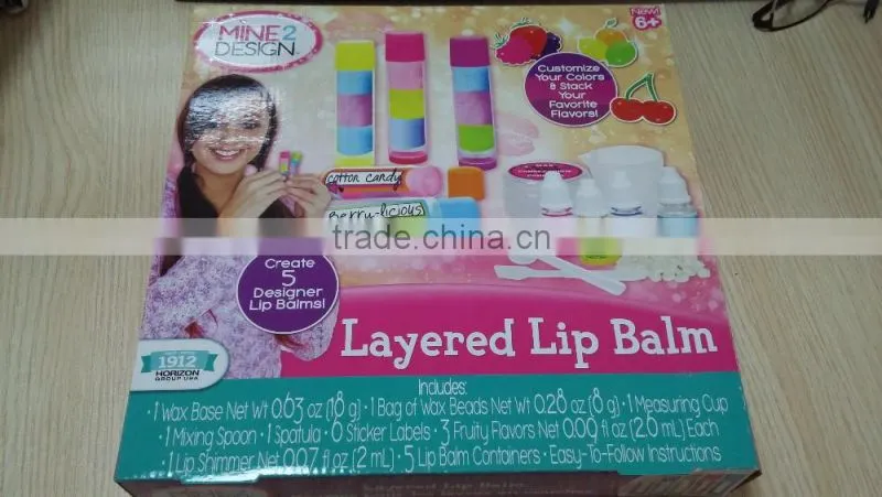 Layered Lip Balm for DIY set