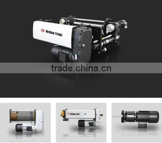WH Type European Standard Wire Rope mini electric hoist 10 ton