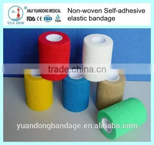 YD200159 OEM elastic cohesive bandage (FDA,CE AND ISO13485 approved)