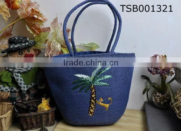 hot sale fashion cheap straw kids beach bag