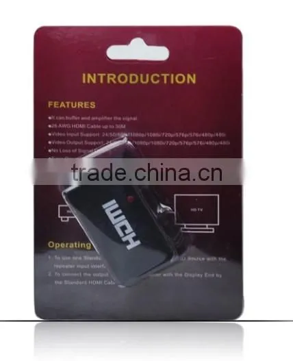 Mini HDMI Repeater Amplifier Booster up to 30m-- 3D 4K supported