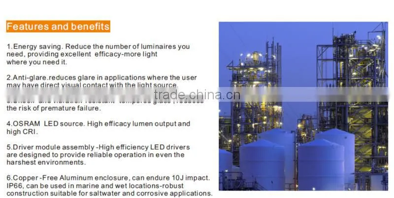 ATEX 18W-72W Explosion proof LED emergency light for hazardous locations