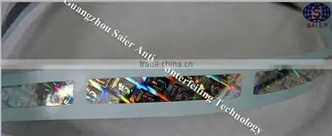 Holographic Scratch off Foil