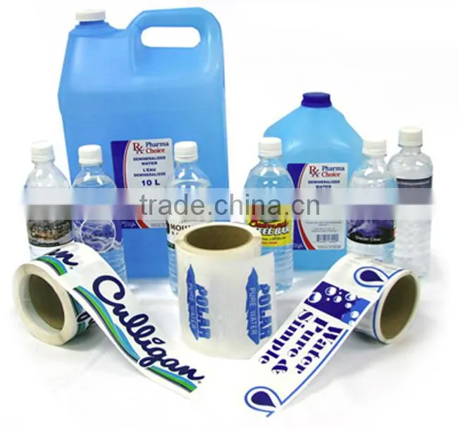 Waterproof shampoo bottle adhesive sticker roll bottle label sticker perfume transparent sticker