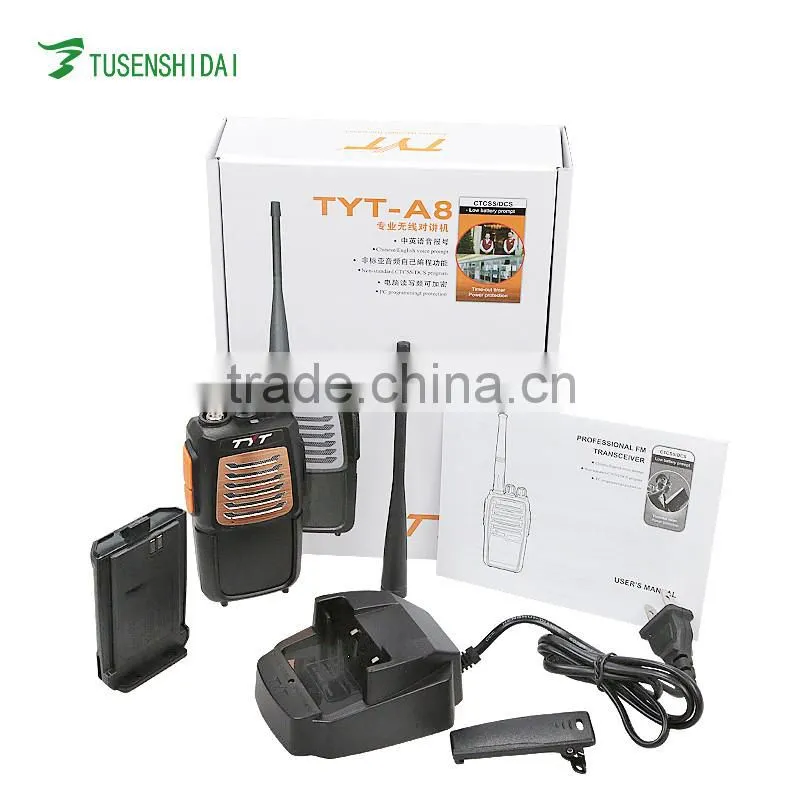 Dual Band Vhf Uhf Digital two way Radio For TYT-A8 7W Long Range Walkie Talkie 16CH Ham Transceiver