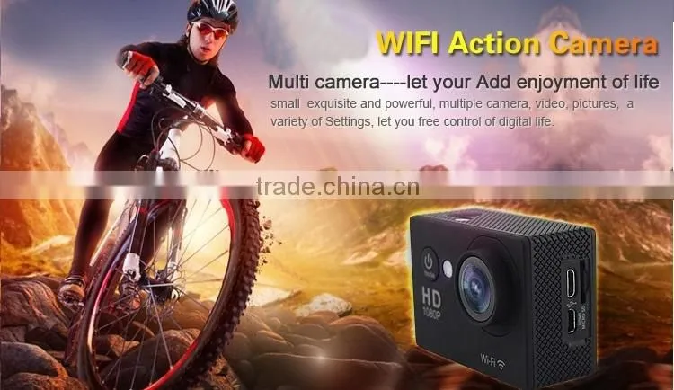 2016 new mode waterproof full HD wrist remote control wifi sport camera 1080P