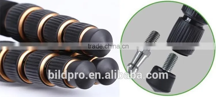 BILDPRO 1.8m Professional Tripod Head Duty Stand DV Tripod 360 Fluid Pan Head