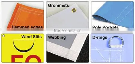 Custom Size vinvy fabric outdoor advertising banner printer